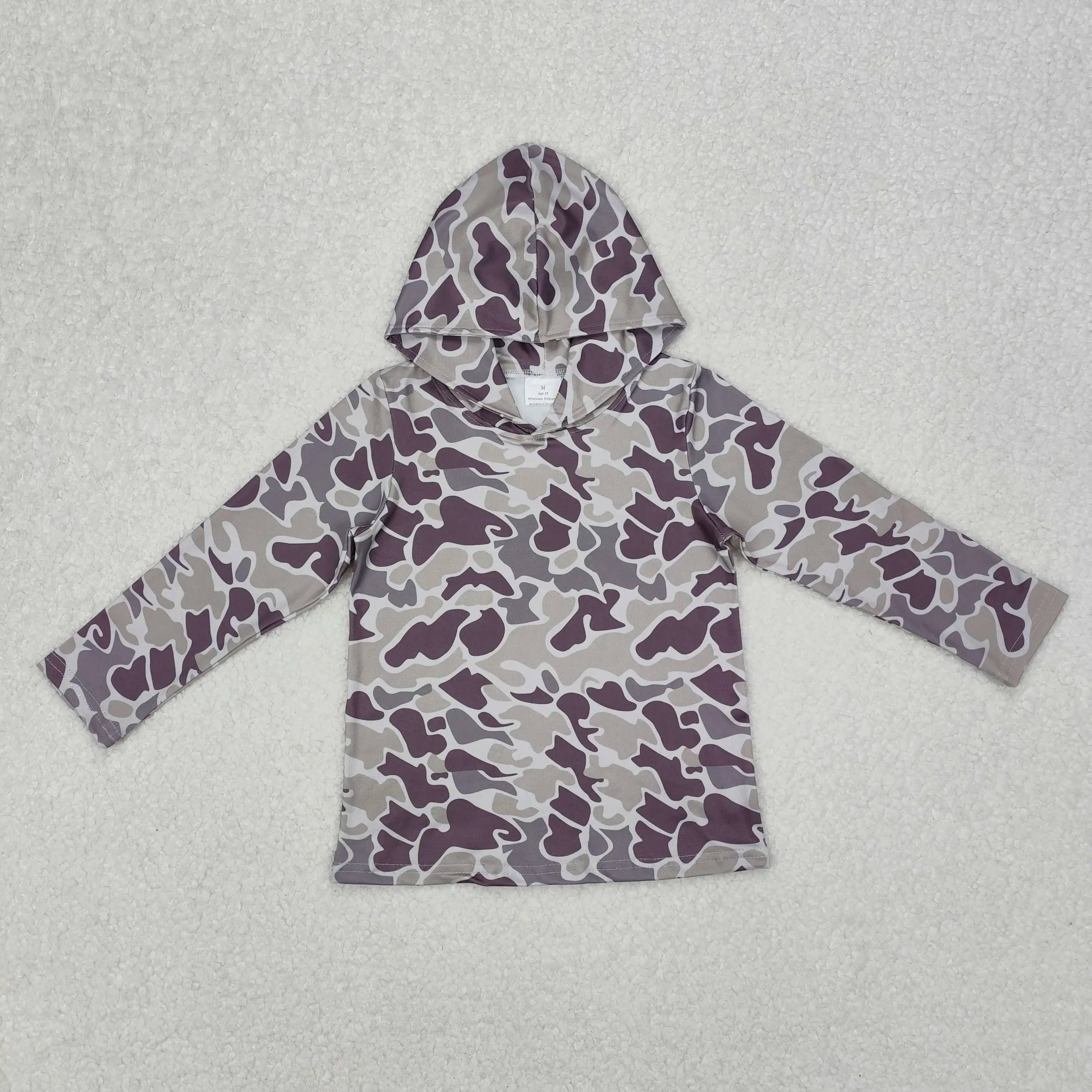 

Baby Boy Spring Fall Sweatshirt Children Camo Hoodie Clothes Kids Toddler Long Sleeves Hooded Sportswear Shirt Tops Wholesale