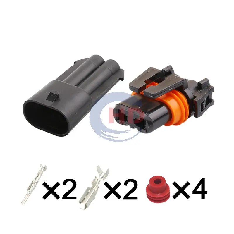 

1-20 sets 2pin HID Xenon Lamp Ballast Male-Female Connector Plug 12084167 12059183