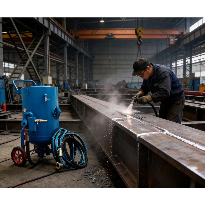 

Hot Sale Portable Sand Blasting Machine for Marine Rust Removal