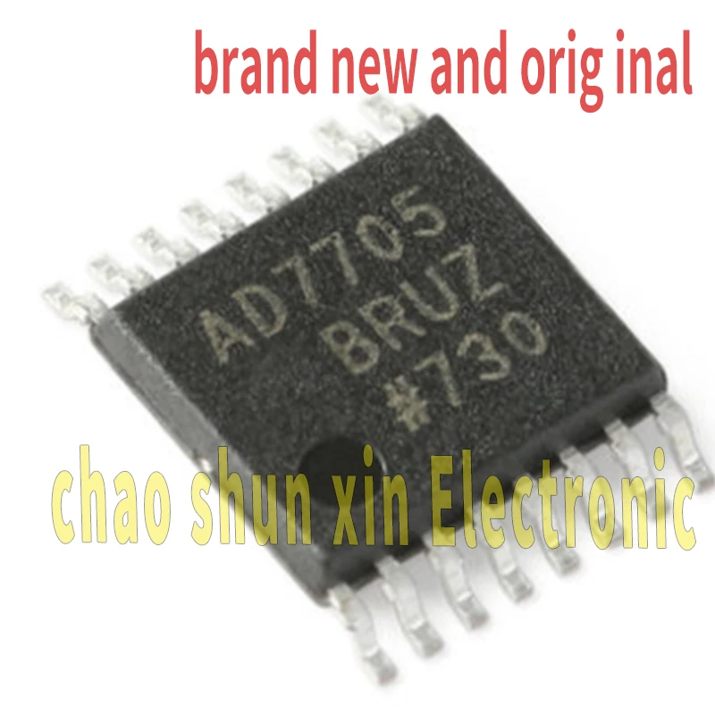 Ad7705Bruz New Original Smd Tssop-16 16-Bitς-Δ Analog-To-Digital Converter (Adc)