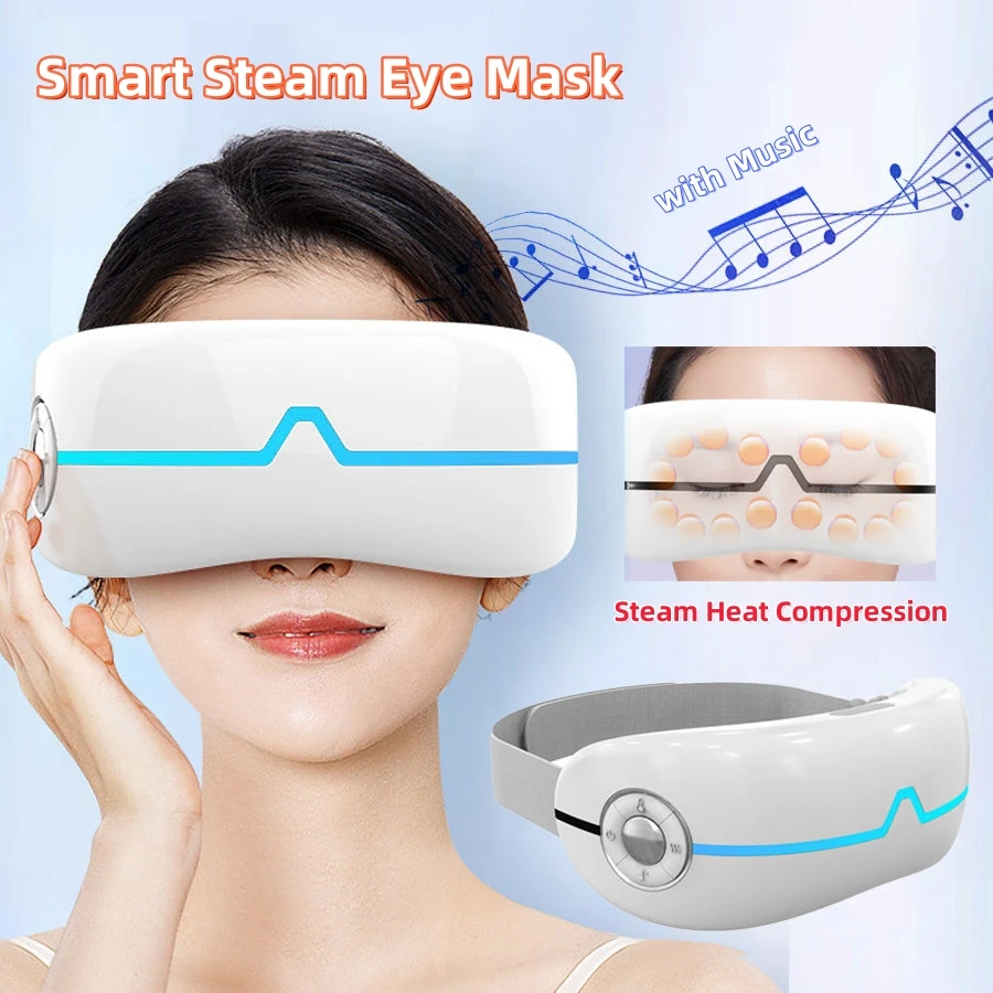 Swoson-Appareil de beauté électrique 3D pour les yeux, masque à vapeur intelligent, soins de la peau EMS, lifting raffermissant, masseur pour les yeux