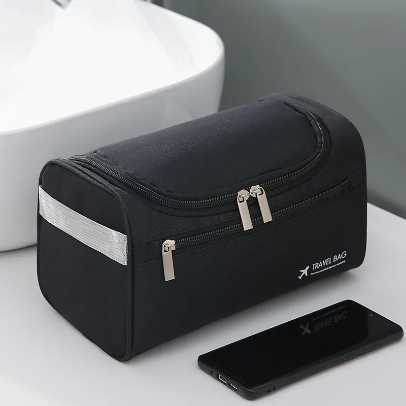 Waterproof wear-resistant Oxford cloth portable waterproof hook wash bag men's make-up bag portable travel storage arrangement