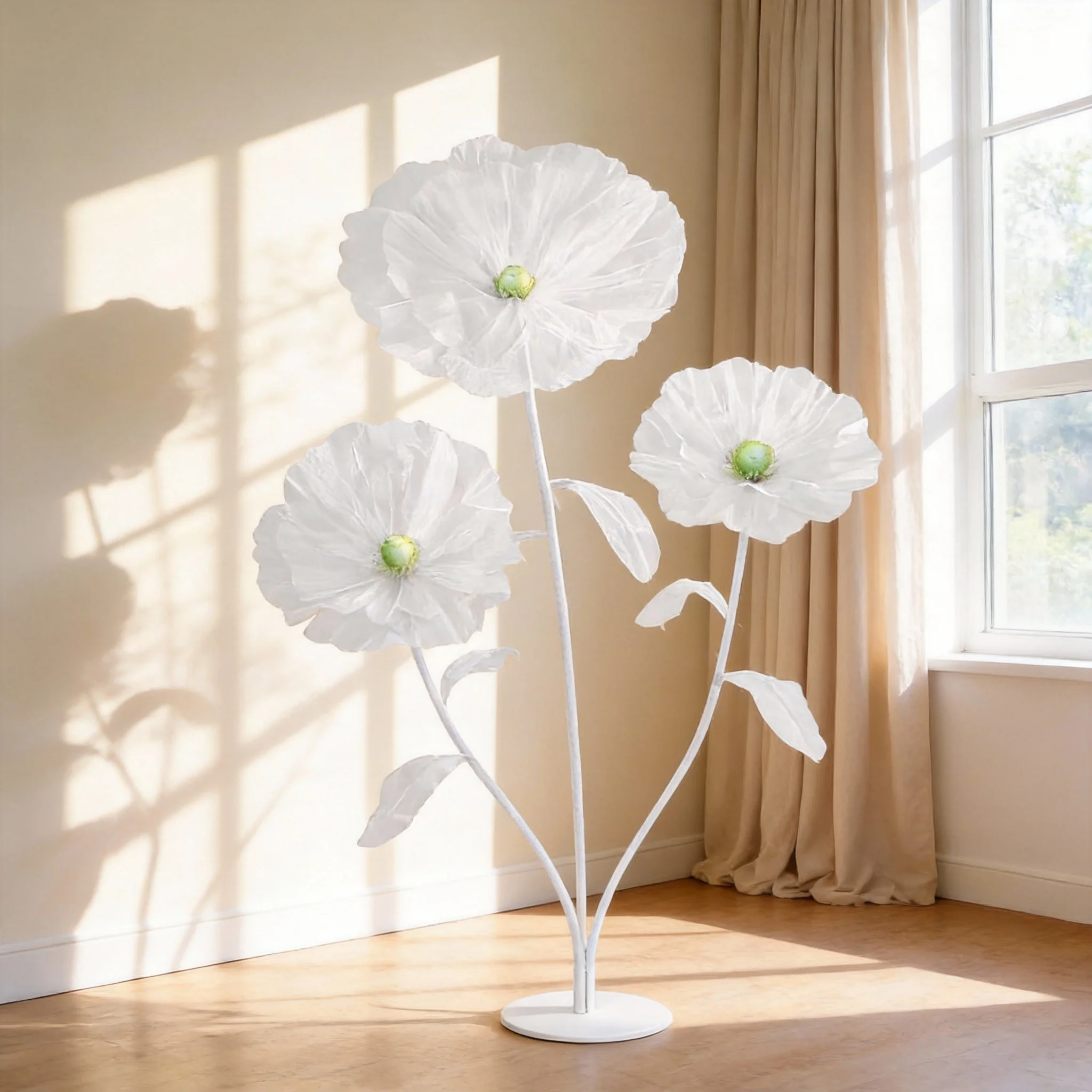 

Декор для свадебного торжества, гигантские цветы высотой 1,7 м для украшения, большие искусственные шелковые цветы для оформления фона на вечеринку или банкет.