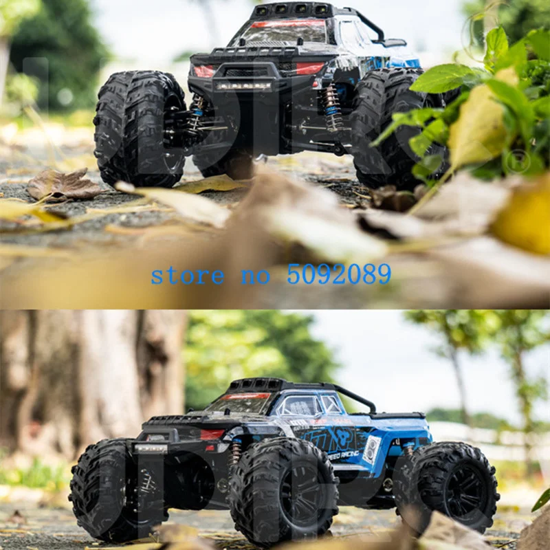 Brushless 90KM/H Hydraulic Shock Absorption RC Truck Car 1:12 Waterproof ESC Controllable Lighting 4WD Remote Control Racing Car