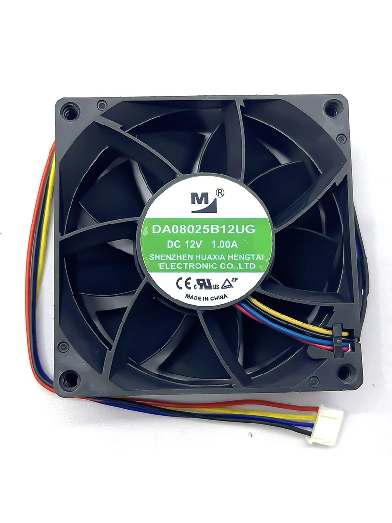 

DA08025B12UG 80mm High Speed Cooling Fan for Power Supply PSU DC12V 1.00A 80*80*25MM 8CM m20s m21s M31S P21