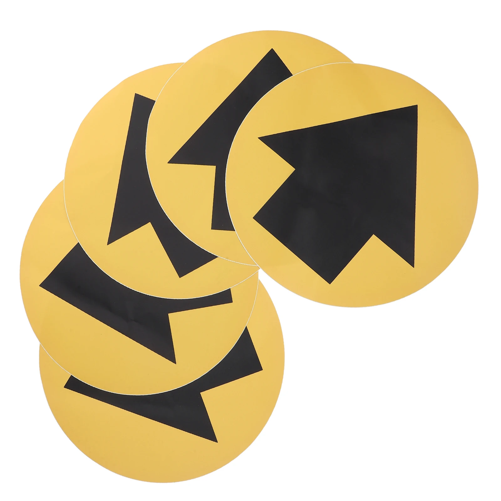 

Safety Floor Decals Directional Arrow Stickers Self-Adhesive Warning Signs For Schools Hospitals Markets Public Spaces