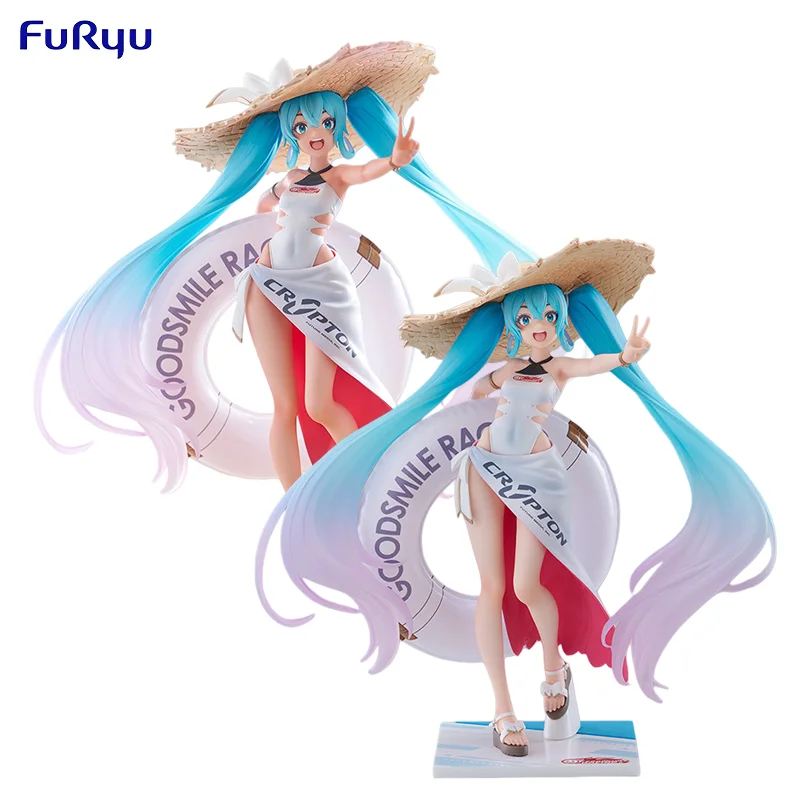

TENITOL Racing Miku 2024 Tropical Ver. Figure Anime Cute Girl Action Figure Toys Hobby Collection Decor Gifts for Children