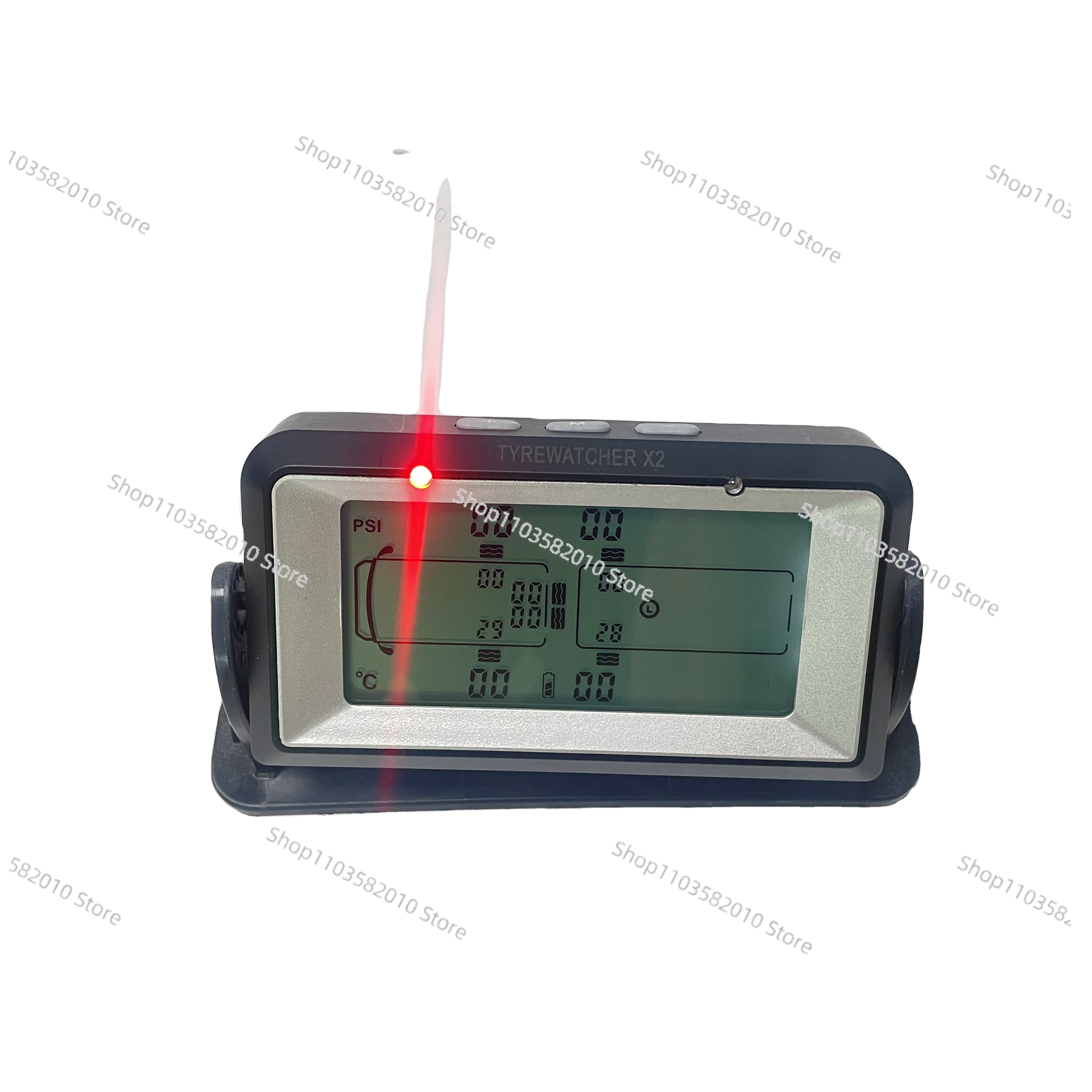 Pre Programmed Digital 4-12 Sensors Real Time / Full Time Alarm Warning LCD Display Driver Truck Tire Pressure Monitoring System