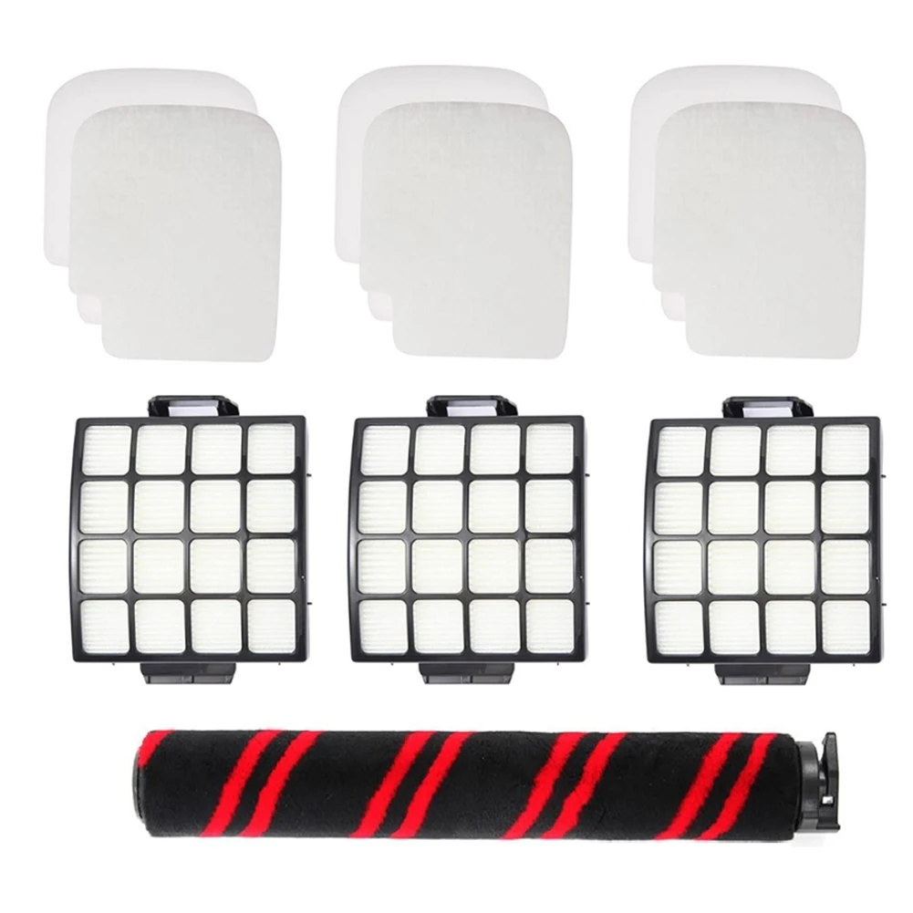 10Pcs Accessories Kit for Shark AZ3002 AZ3000 Vacuum Cleaner Washable Roller Brush HEPA Filter Filter Cotton Spare Parts