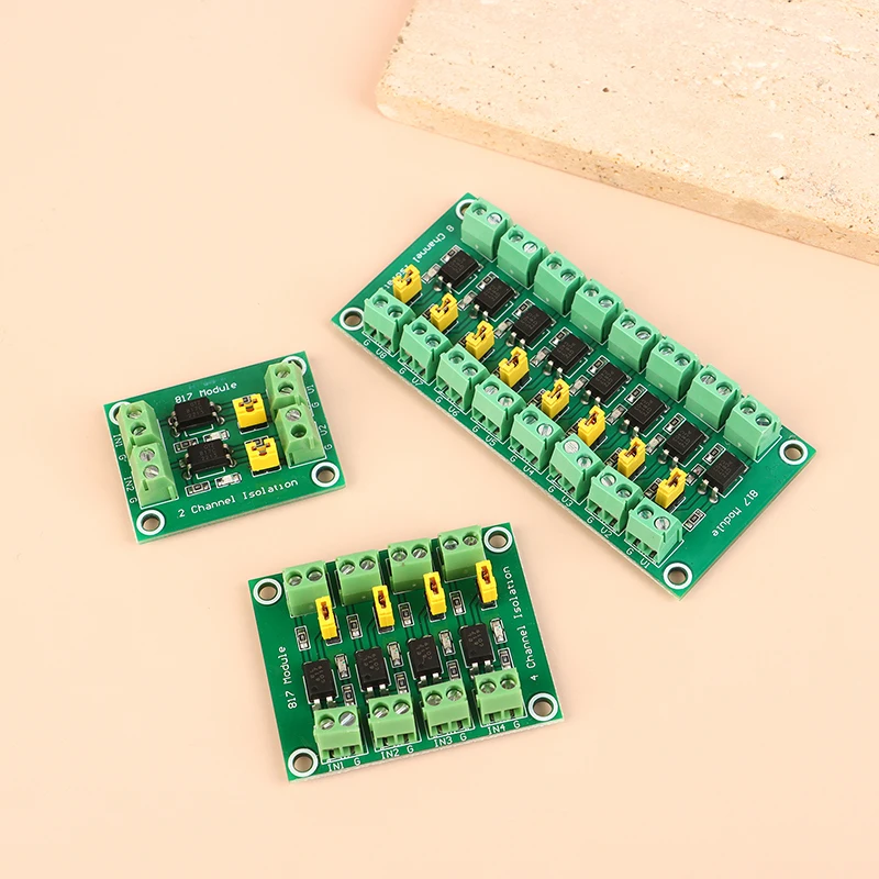 PC817 Optocoupler Isolation Board 2/4/8 Channels Voltage Converter Adapter Module 3.6-30V Driver Photoelectric Isolated Module