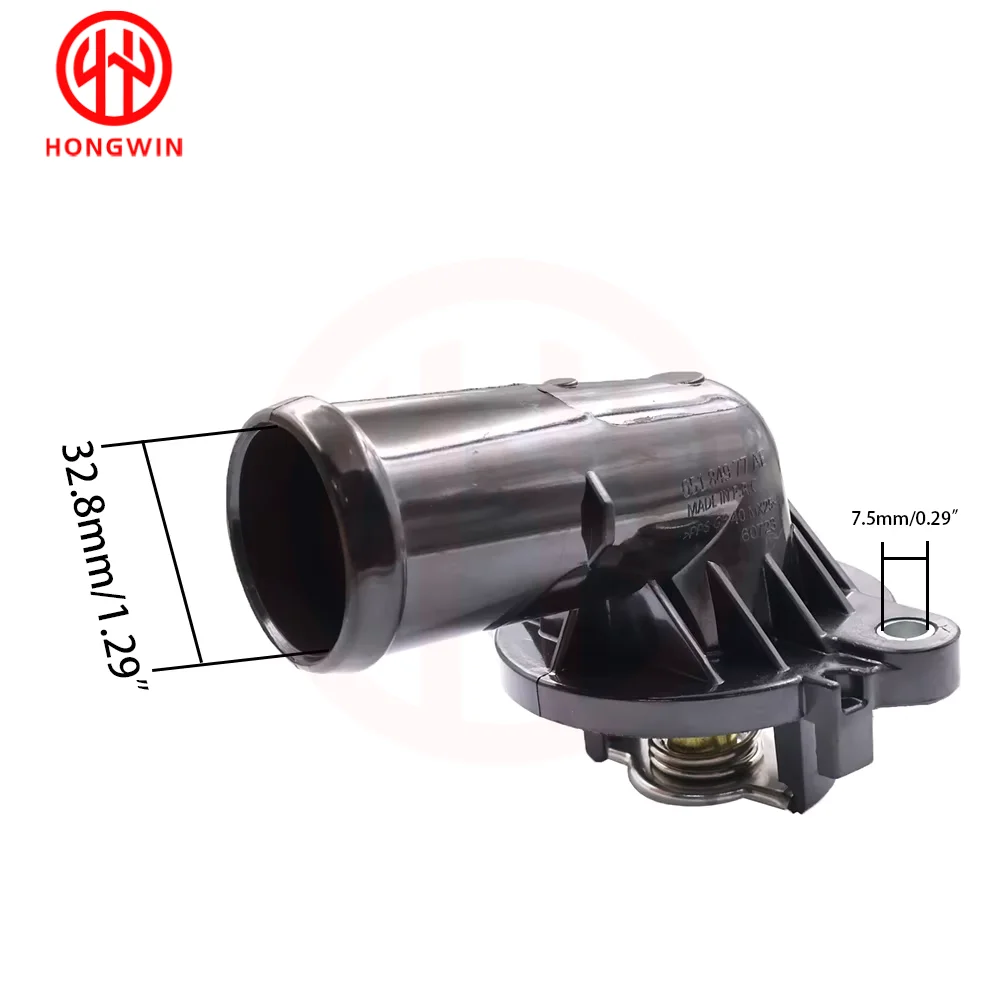 Hongwin 05184977AE 05184977 Engine Coolant Thermostat Housing For Chrysler  Dodge Charger  Dodge Challenger