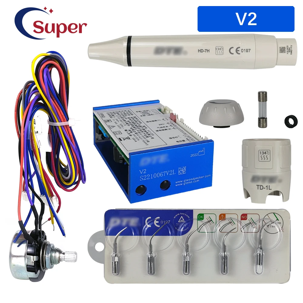 

Woodpecker DTE Dental Ultrasonic Piezo Scaler Build-In UDS V2 Main Unit Control Board Controller Dental Products