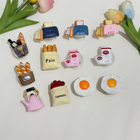 Korean 3D Funny Eggs Kettle Bag Tomato Bread Food Milk Griptok Grip Tok Phone Bracket Universal Accessories Finger Cover Holder