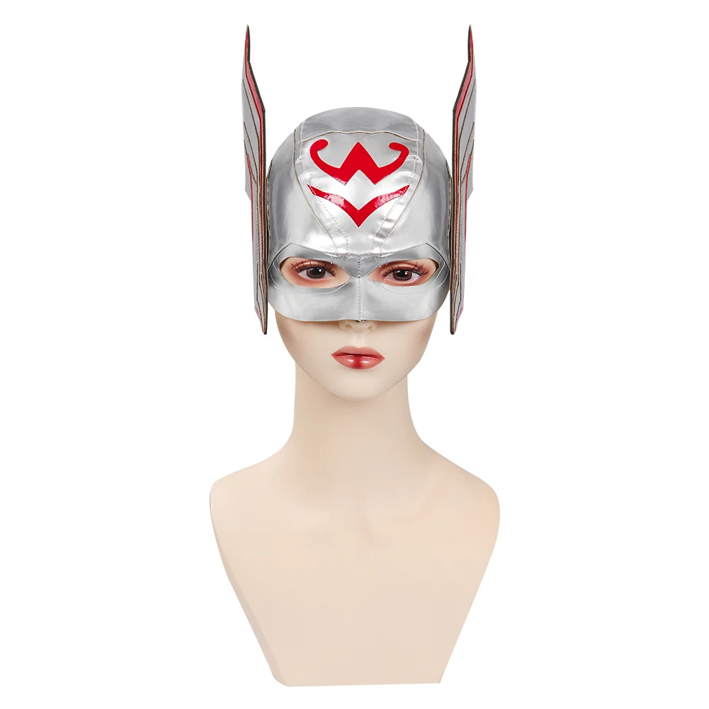 TV Sylvie Fantasia Headband Mask Jane Cosplay Foster Helmet Masquerade Men Women Wig Halloween Party Costume Accessories Props