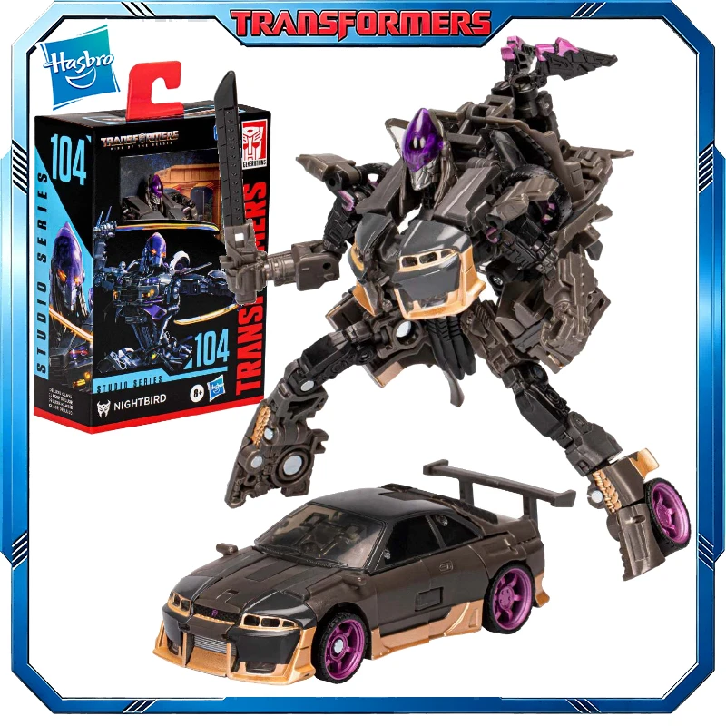 In Stock Hasbro Classic Transformers Toys Studio Series Deluxe Class SS-104 Nightbird Action Toy Figures Collect Gifts Hobbies