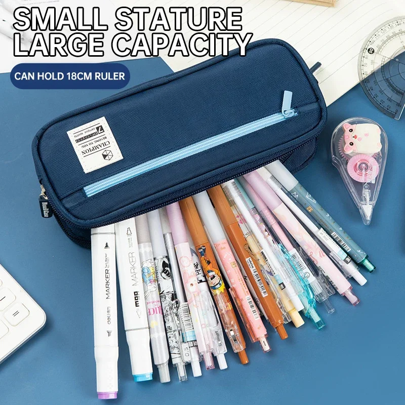 Pencil Case Big Capacity Pencil Pouch Back to School Anime Desk Organizer Stationery Items for Girls Kids School Acsesories Gift