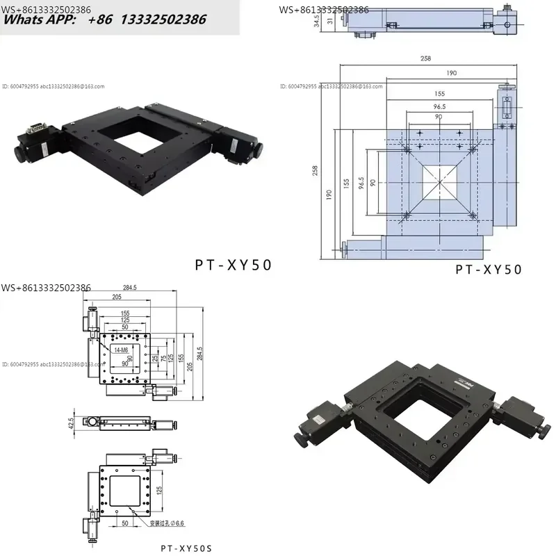 Hot Selling At Good Prices Superior Quality PT-XY50 Linear Stage for Lab Motorized Mechanical Xy Translation of Microscope