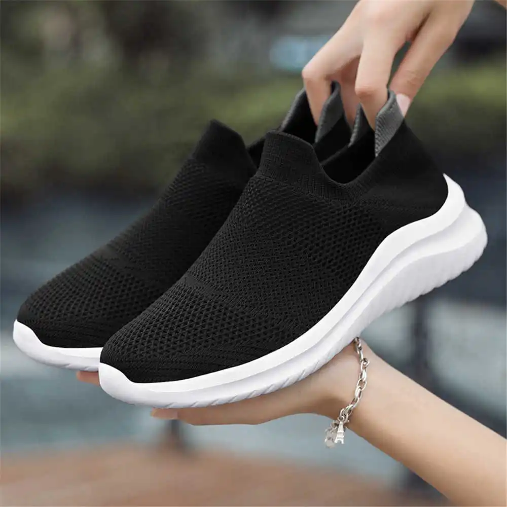 Knit Lazy Men Shoes 12 Size Casual White Vulcanized Sneakers Most Popular Items 2023 Sport Footwear Shows All Brand Trends