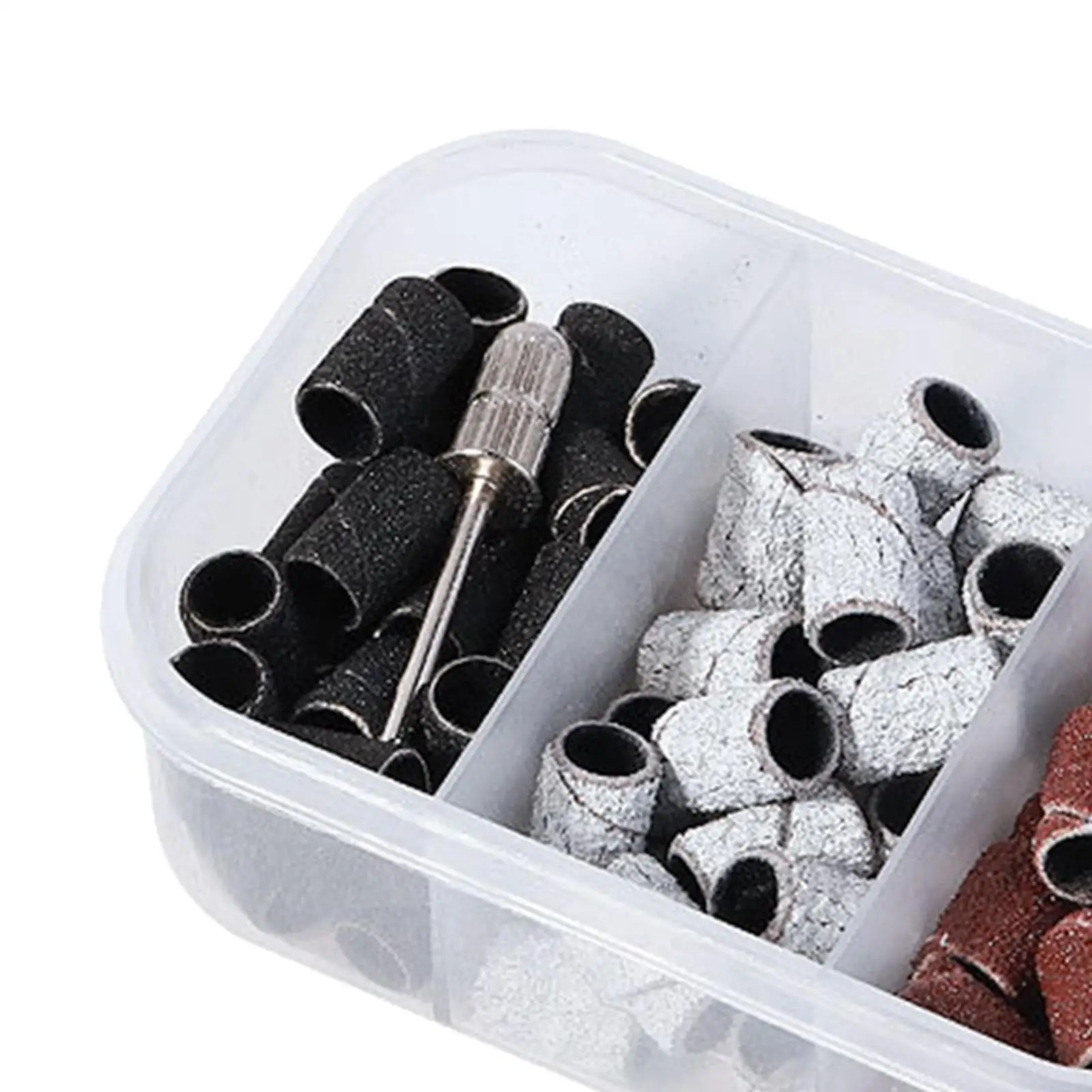 مجموعة لقم مغزل أظافر مختلطة من أكمام شريط الصنفرة لصالونات التجميل ومواد مانيكير فن الأظافر بنفسك #3