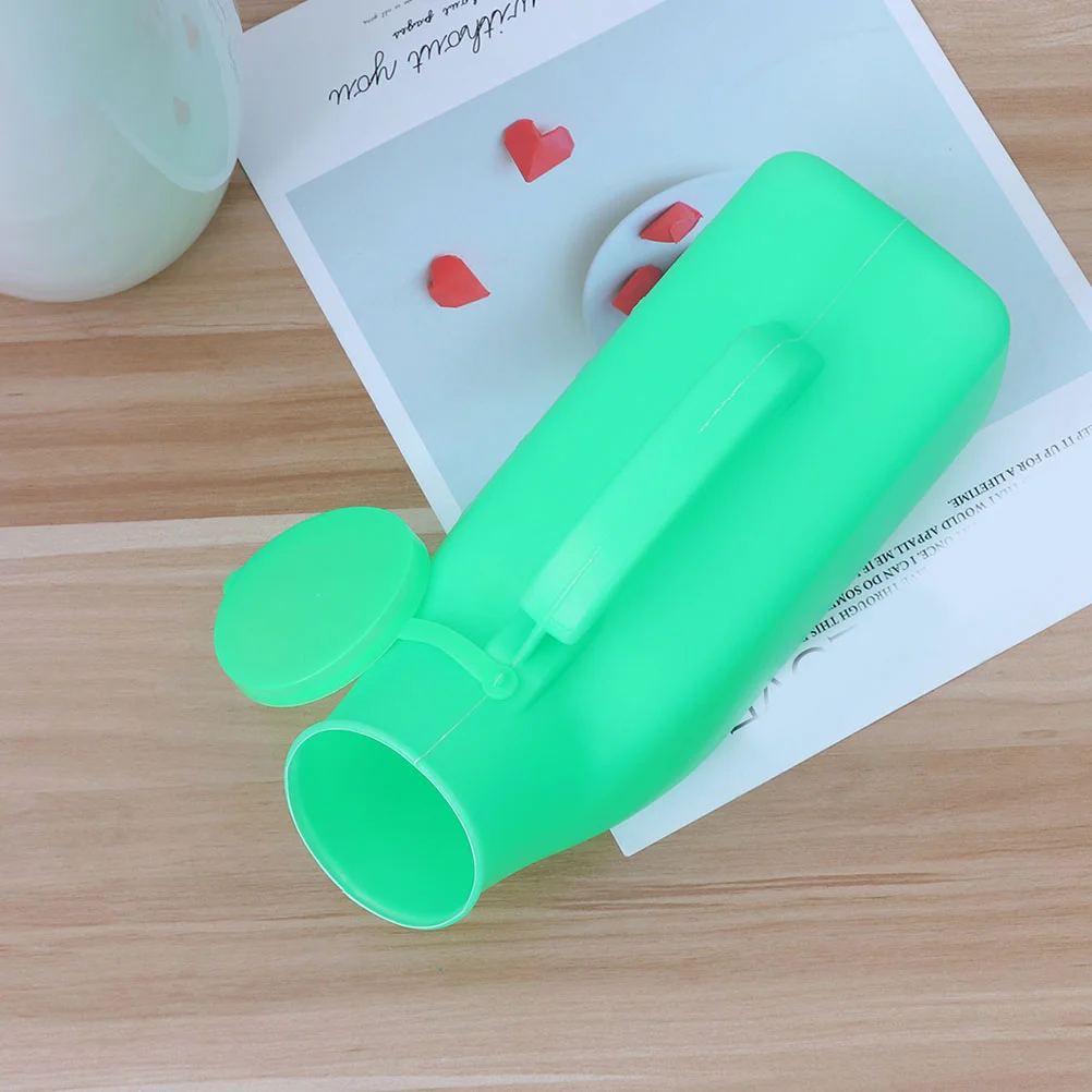 2 قطعة مبولة الرجال التورمالين الكبار زي نفخ المحمولة زجاجة تبول قعادة رجالي