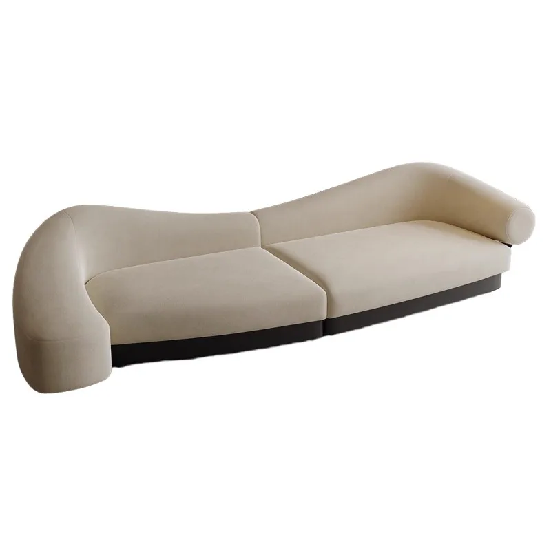 

Italian minimalist cloud curved sofa