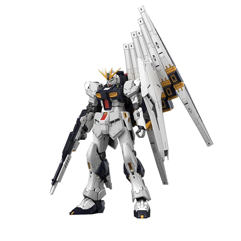 Original Bandai Gundam Anime Figure RG 32 1/144 RX-93 V Gundam Amro Special Model of Mobile Soldier Anime Action Figures Toys