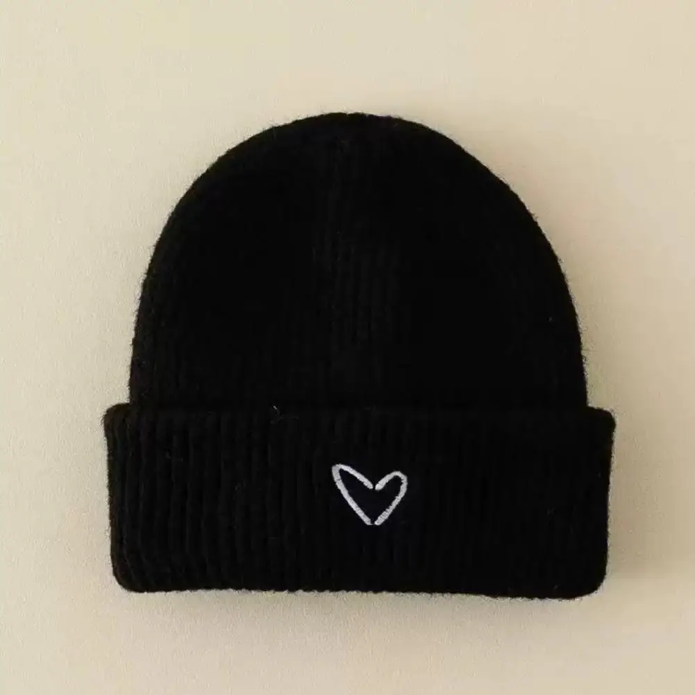 

Детские зимние аксессуары, зимняя шапка, шарф, комплект, уютная детская зимняя шапка, шарф, комплект с узором в виде сердца, толстая вязка, длинная для погоды