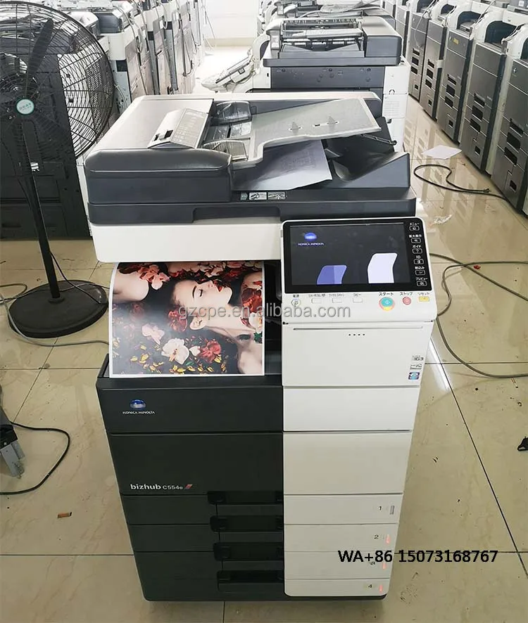 

Цифровая лазерная машина Konica Minolta Bizhub C554/C554e A3 Max, б/у, восстановленная, 54 стр./мин, цветные копировальные аппараты/принтеры для бизнеса и офиса