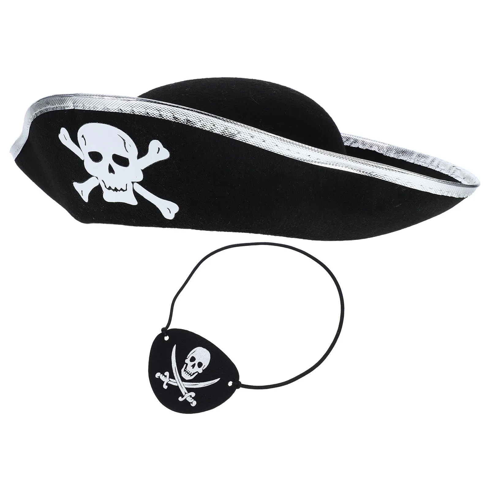 2 stuks Pirate Eye Patch Set Uniek ontwerp voor volwassenen Cosplay Maskerade Halloween Party Accessoires Kostuumbenodigdheden