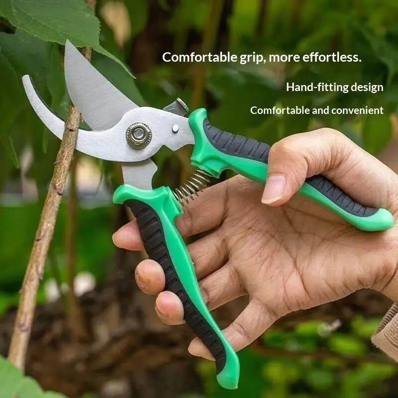 Gardening Pruning Shears Stainless Steel: Garden Scissors Plant Pruner Bonsai Cutting Multifunctional