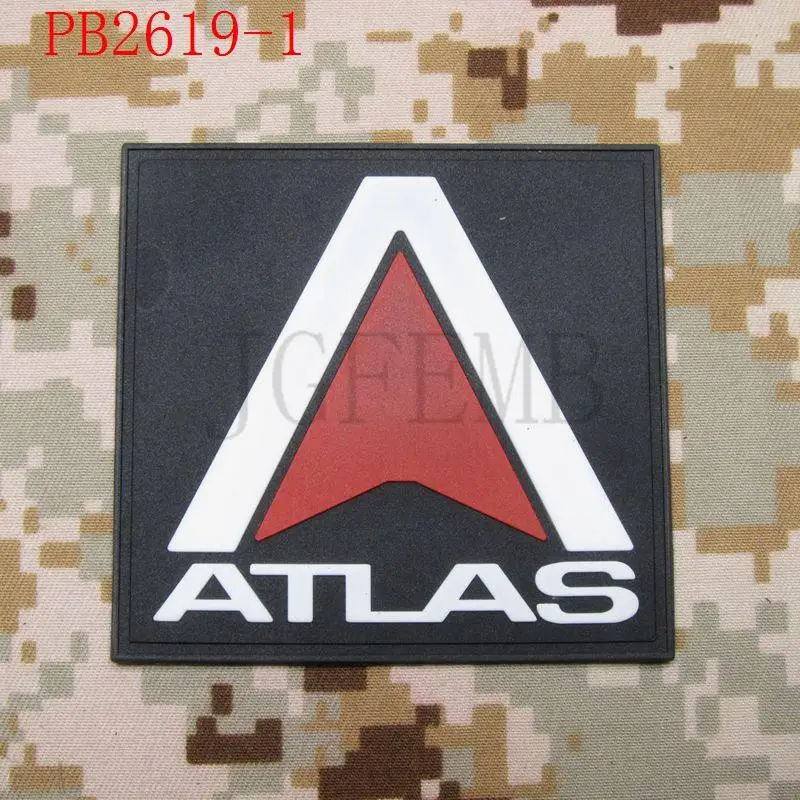 Zaawansowana wojna ATLAS Tactical Morale PVC Patch Badge