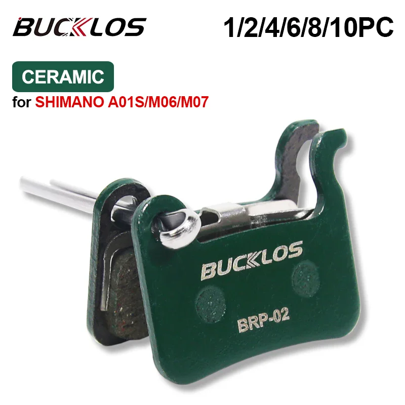 BUCKLOS Keramik Fahrrad Bremsbeläge MTB Rennrad Hydraulische Disc Pad Langlebig Tragen Beständig Fahrrad Disk Bremsbeläge für A01S M535
