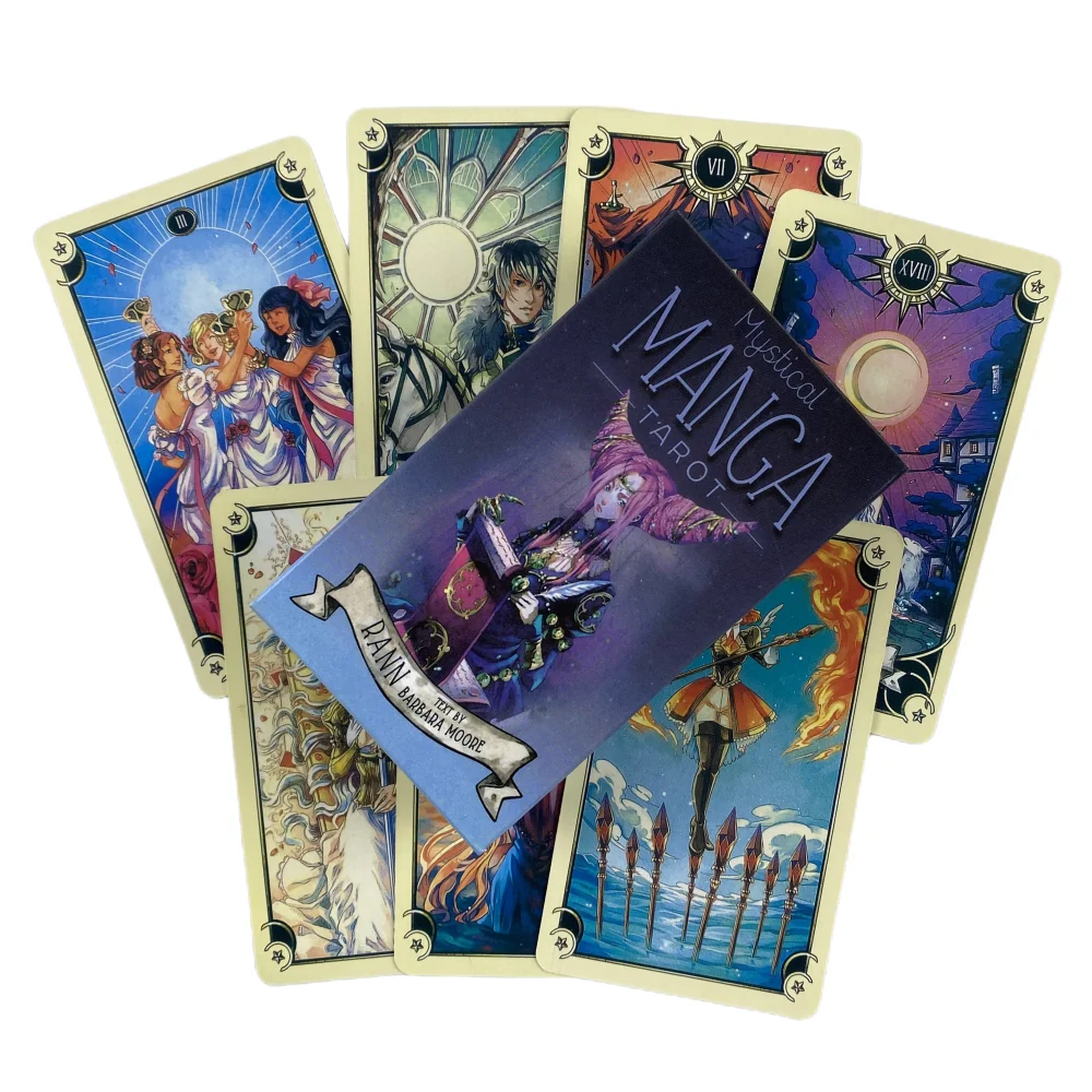 White Numen A Sacred Animal Tarot Cards Divination Deck English Versions Edition Oracle Board Playing Game For Party