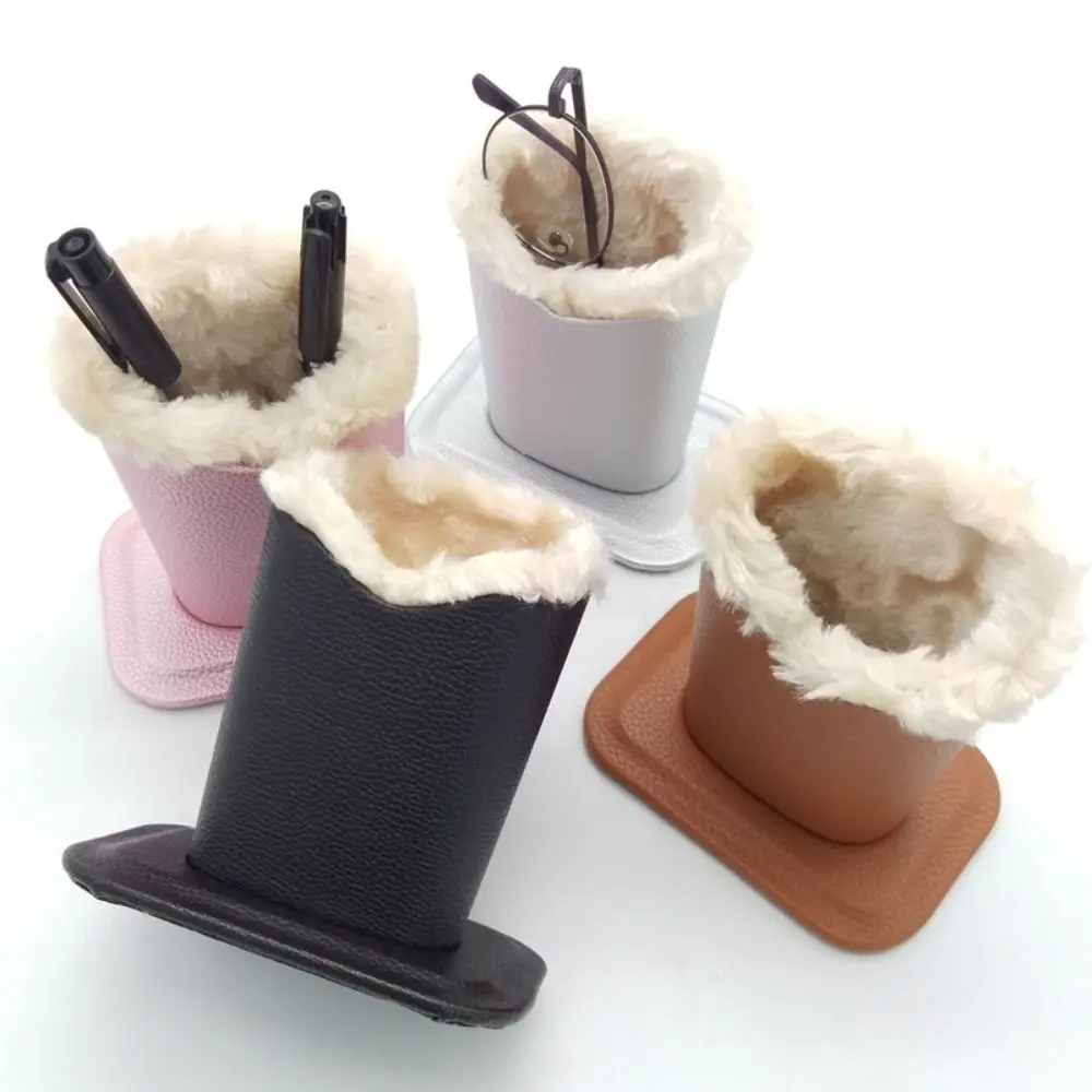 High Quality Leather Eyeglass Stand Plush Polyester Cloth Eyeglass Display Stands Glass Shelf Eyeglass