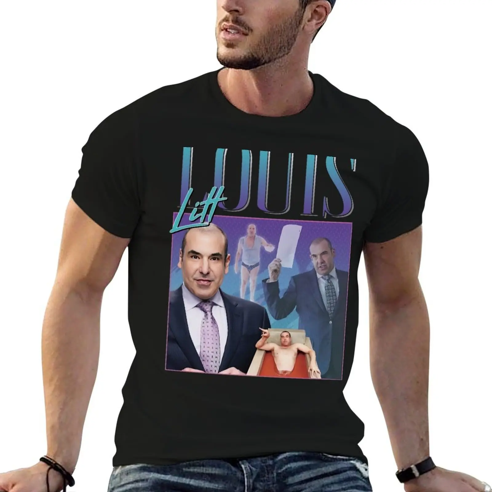

Louis Litt Homage T-Shirt man t shirts for men casual man graphic t shirt t shirts for man pack cotton T-shirt