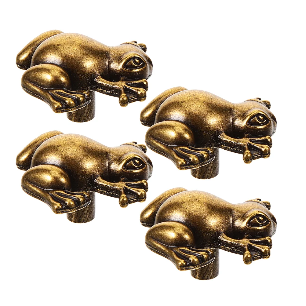 

Frog Cabinet Door Handle Drawer Pulls Zinc Alloy Furniture Knob Shaped Knobs Dresser