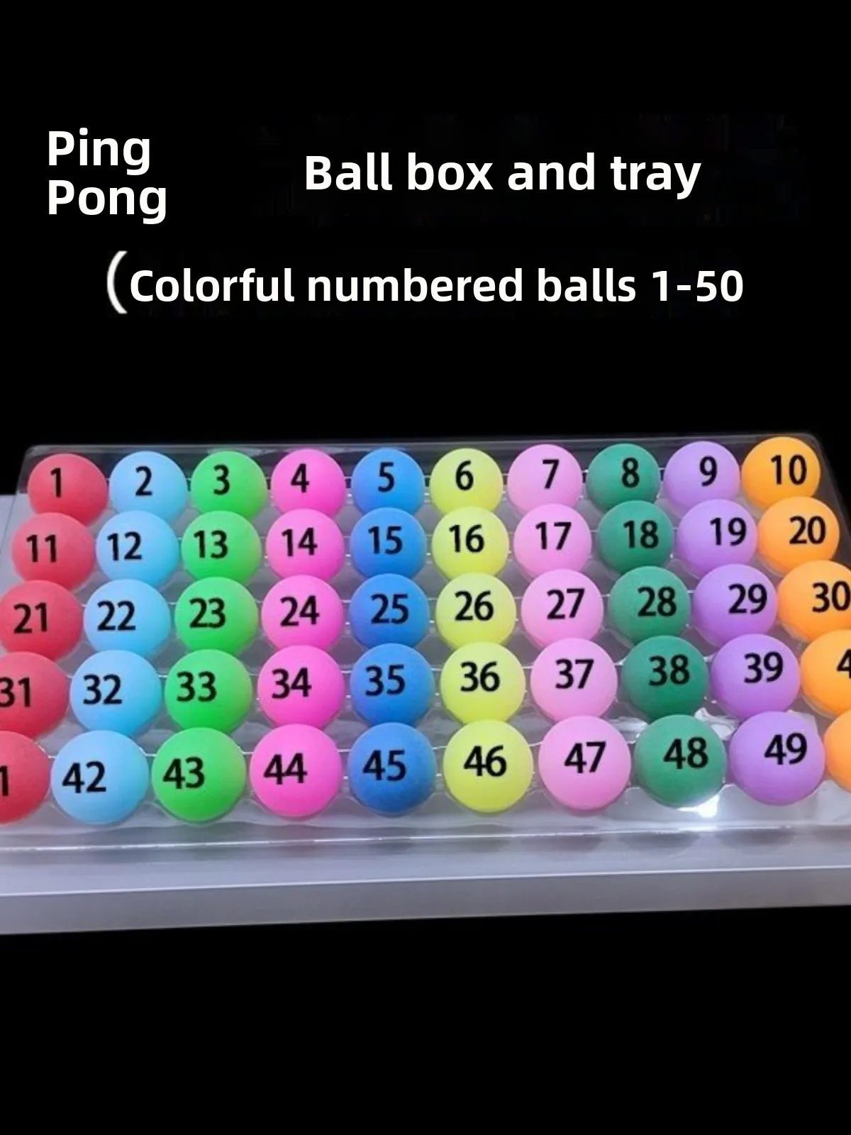 

Акриловый ящик для хранения, витрина для мячей для понга, Ly Balls, спортивные принадлежности для фанатов Fitn, коробка для настольного тенниса, витрина