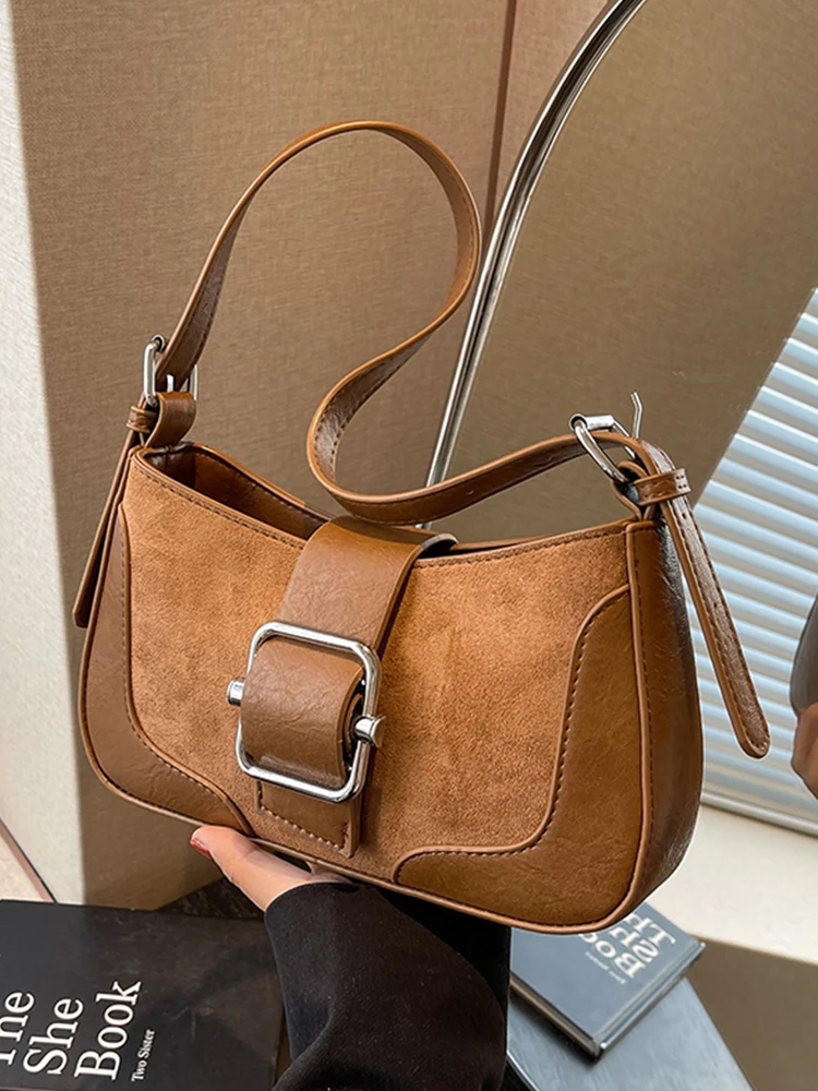 Autumn/Winter Retro Niche Design Bags 2023 New Women\'s Bags Fashionable Shoulder Underarm Bags Popular Crossbody Bags