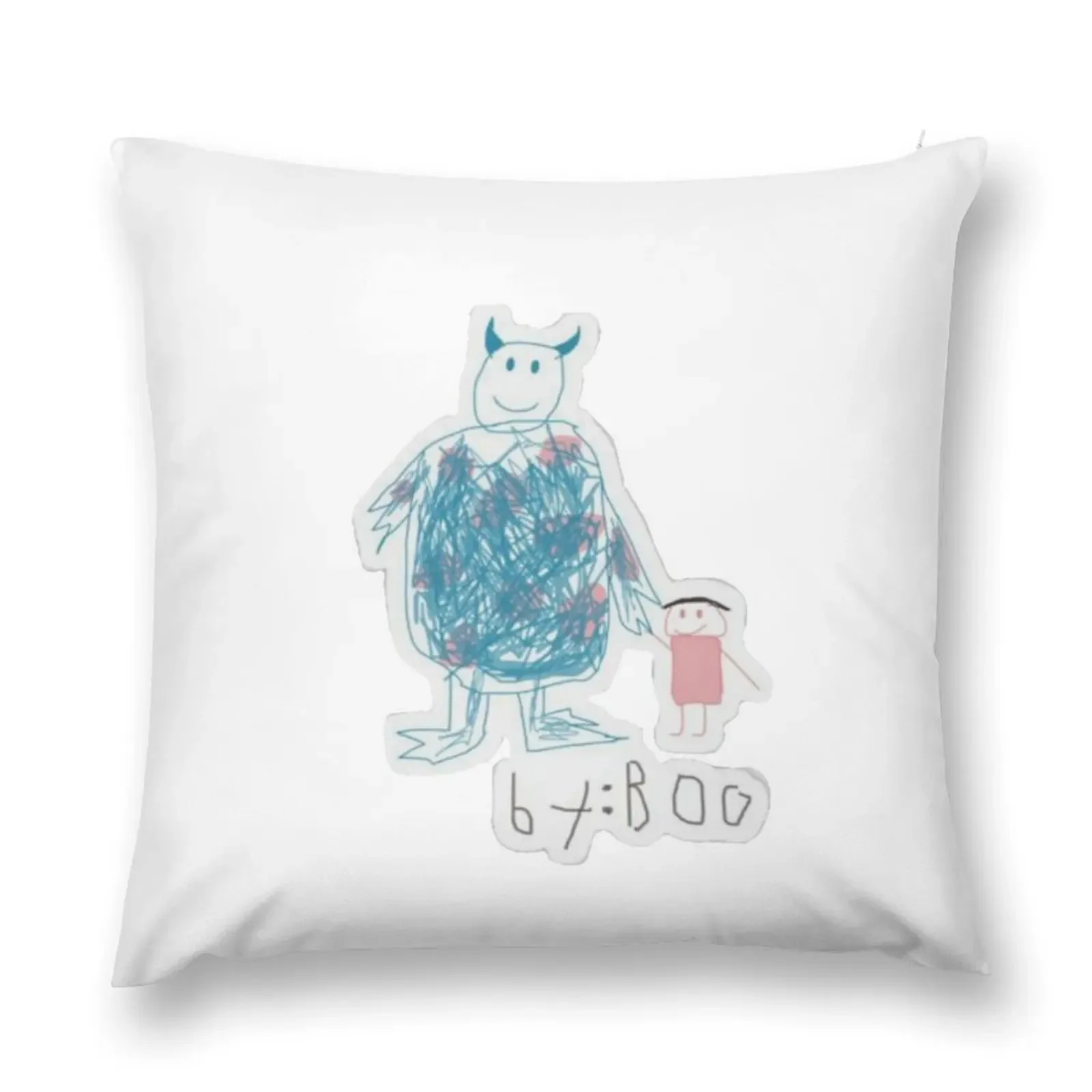 

Boo and Sully drawing from the movie Throw Pillow Sofa Covers For Living Room Christmas Pillows pillow