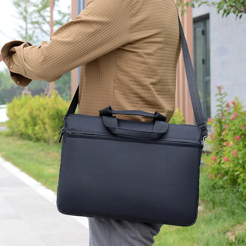 

14 15 Inch Laptop Bag Business Handbags Notebook Case With Crossbody Strap For MacBook Air Pro 13 14 15 Dell