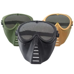 Breathable Full Face Tactical Mask, Airsoft Paintball, CS Wargame Sports Mask, Cool Cosplay Masks