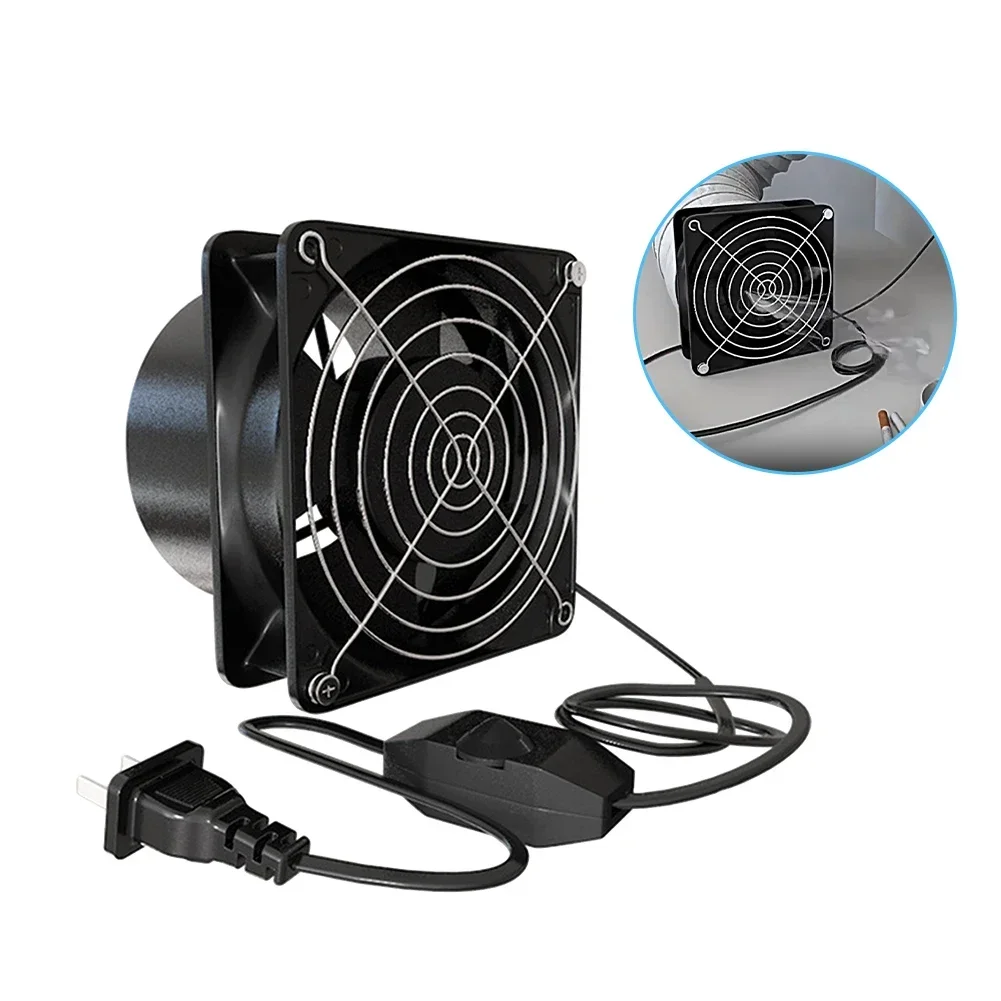 

Exhaust Fan 6100RPM 120mm Air Exhaust Smoke Extraction Fan Kit For DIY Welding Tools Welding Equipment