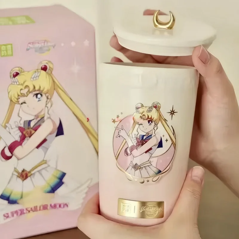 

Hot Sale Original Sailor Moon Ceramic Cup Brand New Original Packaging Moonlight Guardian Ceramic Water Cupdesktop Gift In Stock