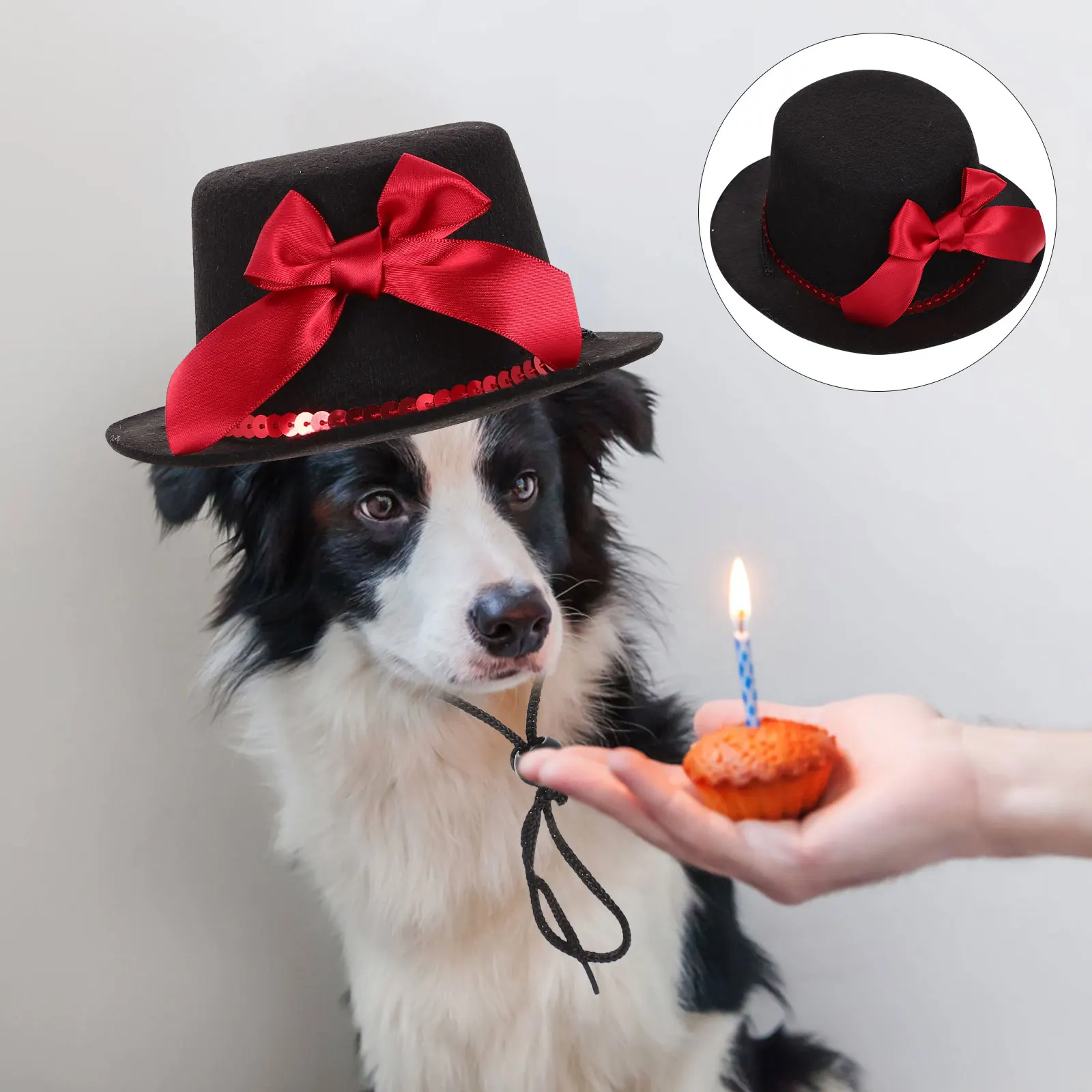 

Pet Hat Party Props Cute Accessories Portable Pets Cloth Dog Cap Cat Head Decoration