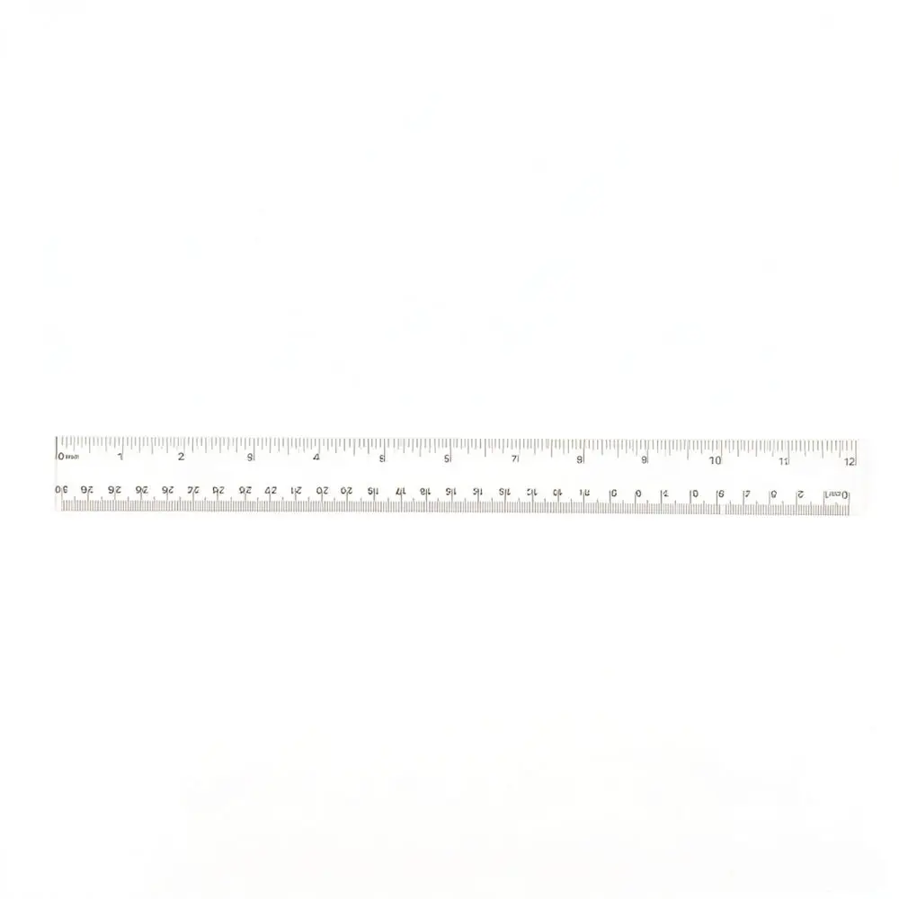 Clear Scale Plastic Ruler 30cm For Drafting Measuring Tool School Office Stationery Precise Drawing Equipment Supplies