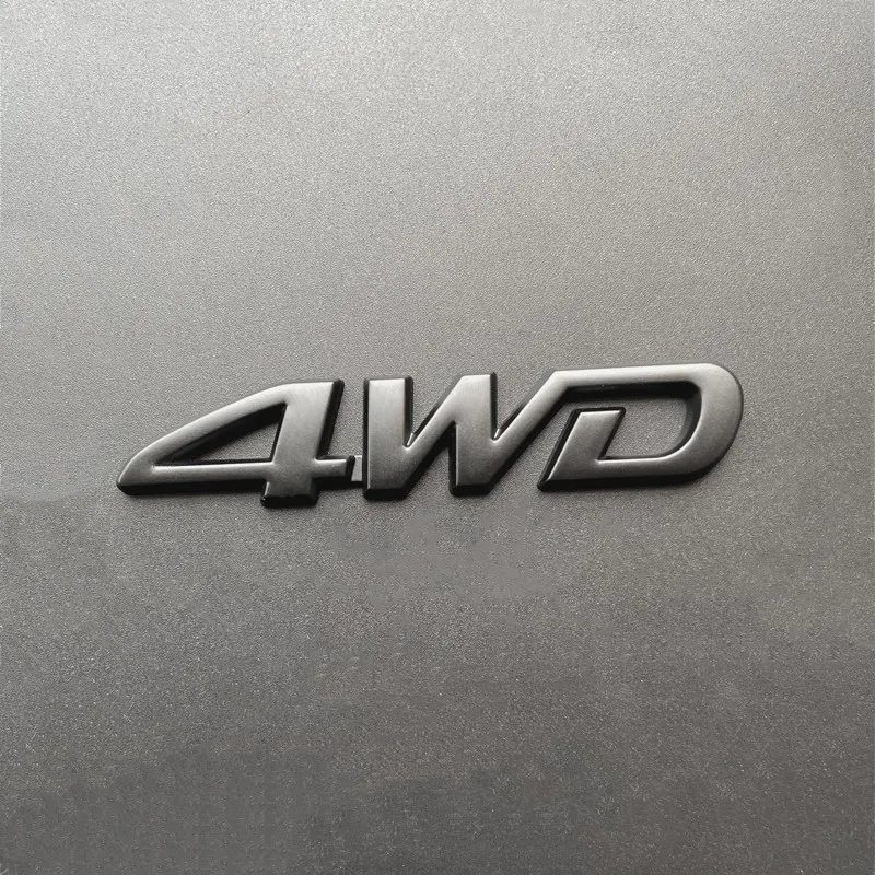 3D Metal 4WD Logo Car Trunk Side Fender Badge Badge Sticker Decal for Kia Sportage Ceed Picanto Rio ProCeed Niro 5 3 4 K7 K5 K8 - view 5
