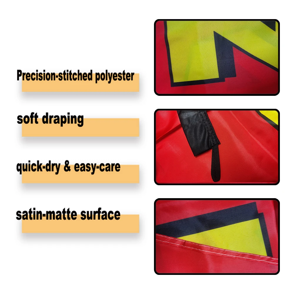 Custom Feather Flag ธงชายหาดโพลีเอสเตอร์สี่ขนาดใดๆขนาดโลโก้สีบริษัทโฆษณายี่ห้อ Shop Publicize