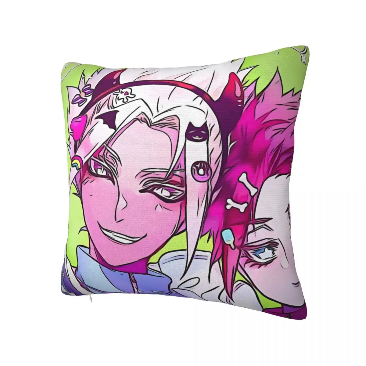 BLUE LOCK Shidou Ryuusei Pillowcase Double-sided Printing Cushion Cover Gift Throw Pillow Case Cover Car Zippered 45*45cm