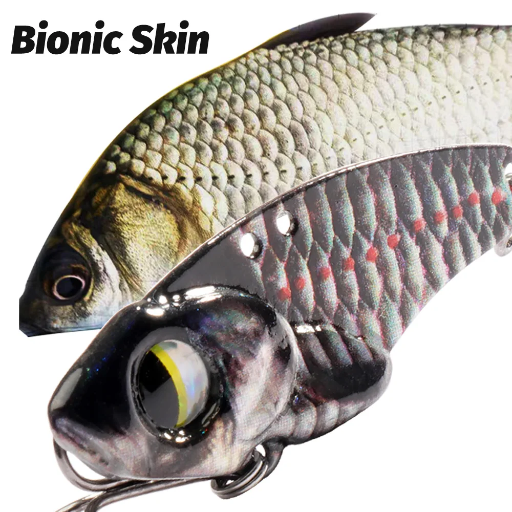 GOBAIT VIB Metal Jig Lure 7g 10g 17g 20g Spinner Spoon Spinning Fishing Tackle Popper Fishhook Swimbait Pesca Spinnerbait Bait image 4