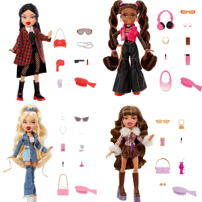 Original New Bratz Doll Always Series Fashion Dressup Dolls Accessories Girls Play House Toys Holiday Gifts for Children